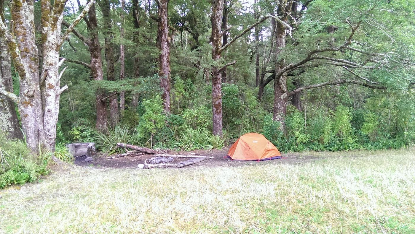 Campsite at Donnelly Flat