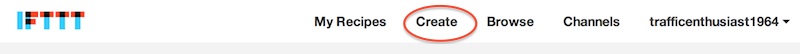 IFTTT Create Link