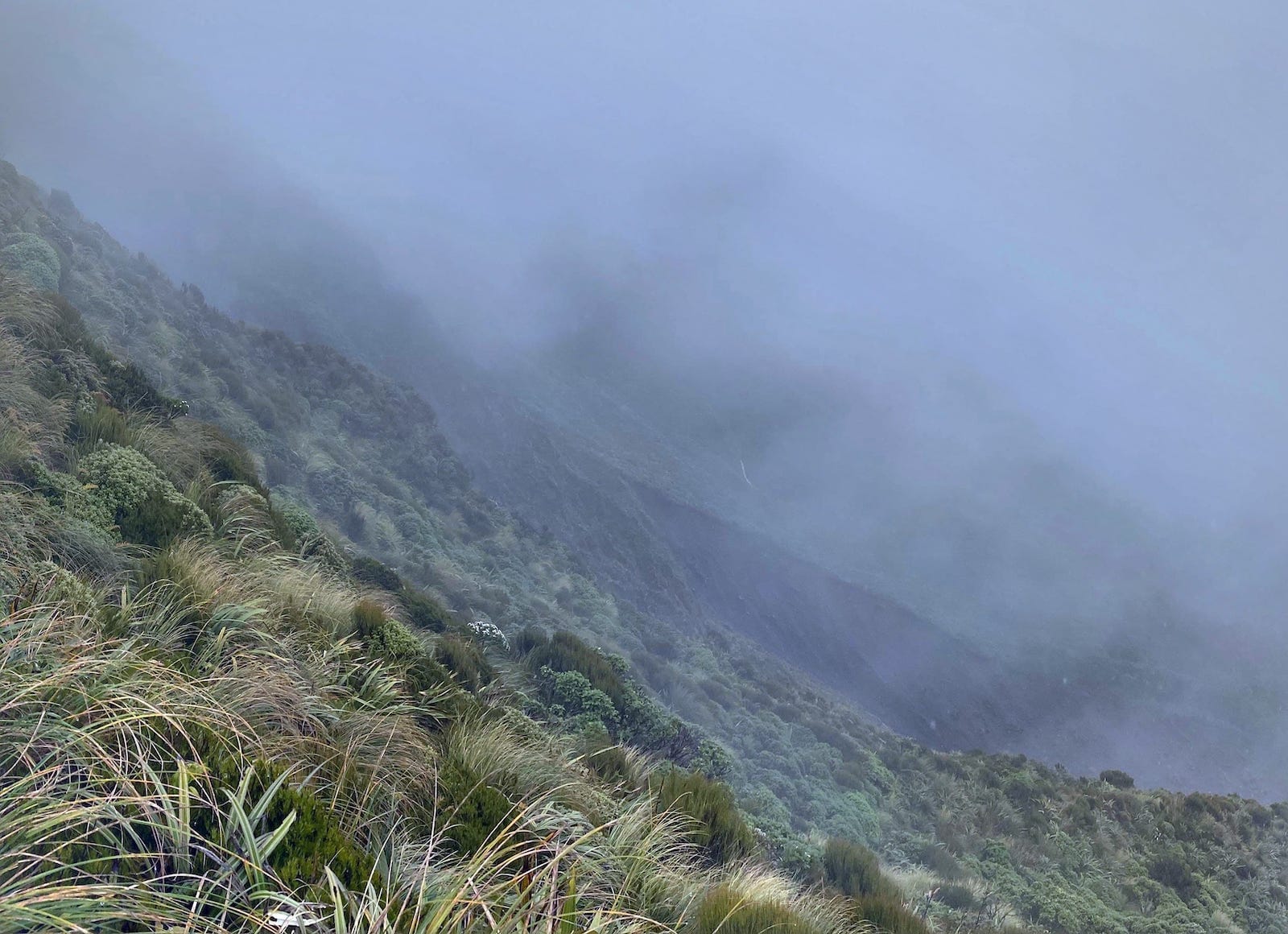 Erosion between Baldy
and South King